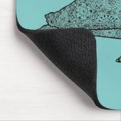 Handillustrierte künstlerische mousepad (Ecke)