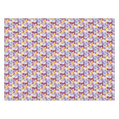 HandIllustrierte Wildblumen mit Pansy farbenfroh, Tischdecke (Vorderseite (Horizontal))