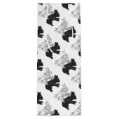 Handkaninchen Silhouette Geschenktüte Für Weinflaschen (Rückseite)