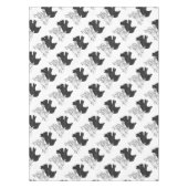 Handkaninchen Silhouette Tischdecke (Vorderseite)