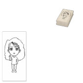 Handkarikaturenzeichen n3e2p7 gummistempel (Stempel)