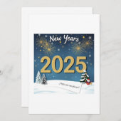 Handkarten 2025 feiertagskarte (Vorne/Hinten)