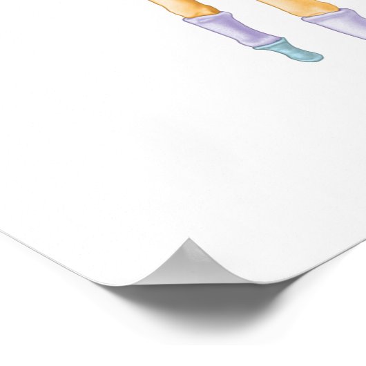 Handknochen Poster (Ecke)