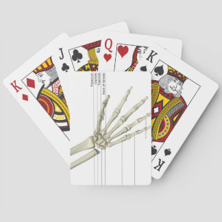 Handknochen Spielkarten