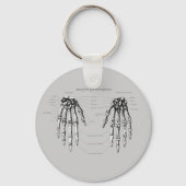 Handknochendetails Schlüsselanhänger (Vorderseite)