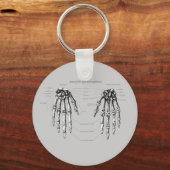 Handknochendetails Schlüsselanhänger (Vorderseite)