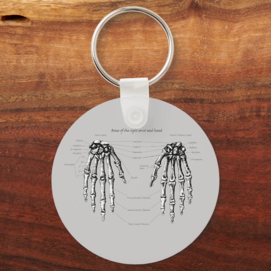 Handknochendetails Schlüsselanhänger (Vorderseite)