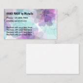 Handkünstler kreativ visitenkarte (Vorne/Hinten)