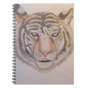 Handkunsttiger Notizblock