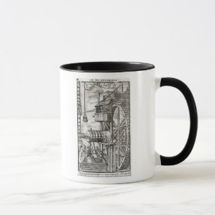 Handkurbel für das Erhalten des Wassers von einem Tasse