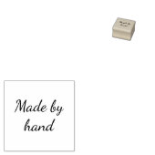 Handkursiv gefertigt gummistempel (Stempel)