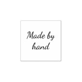 Handkursiv gefertigt gummistempel (Prägung)