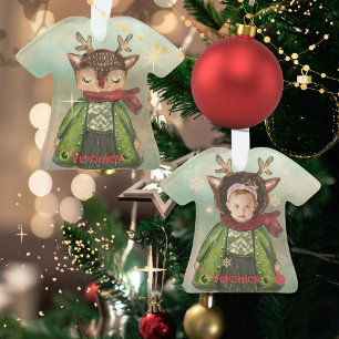 Handlackierte Hirschkids Ornament