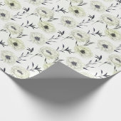 Handlackiertes Blumenpapier Geschenkpapier (Ecke)