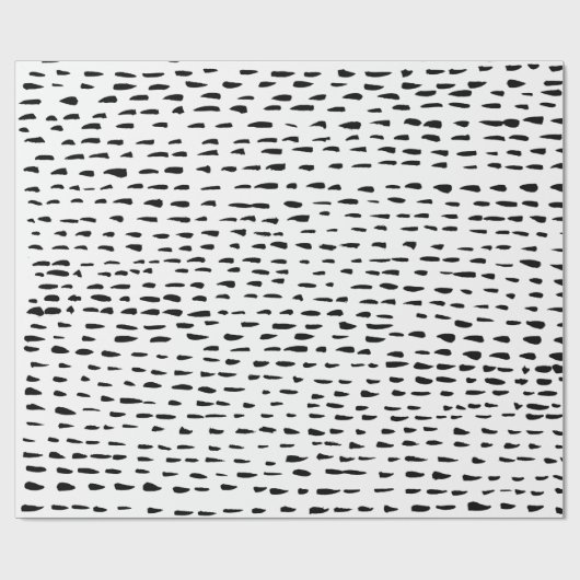 handlackiertes Papier mit Inkylpunkten und Bindest Geschenkpapier (Flach)