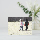 Handlaufen Postkarte (Stehend Vorderseite)