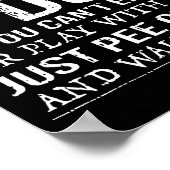 Handle Every Stressful Situation Like A Dog If You Poster (Ecke)