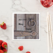 Handle für Hochzeitspapier Napkins Serviette (Beispiel)