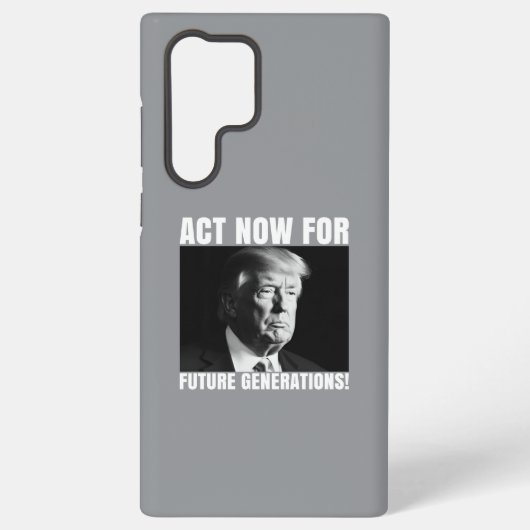 Handle jetzt für zukünftige Generationen - Klimasc Samsung Galaxy Hülle (Rückseite)