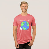HANDLE MIT CARE Boynton Cat Tri-Blend Shirt (Vorderseite voll)