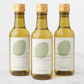 Handle With Care Sage Artisan Fragile Custom Label Weinetikett (Flaschen)