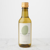 Handle With Care Sage Artisan Fragile Custom Label Weinetikett (Vorderseite)