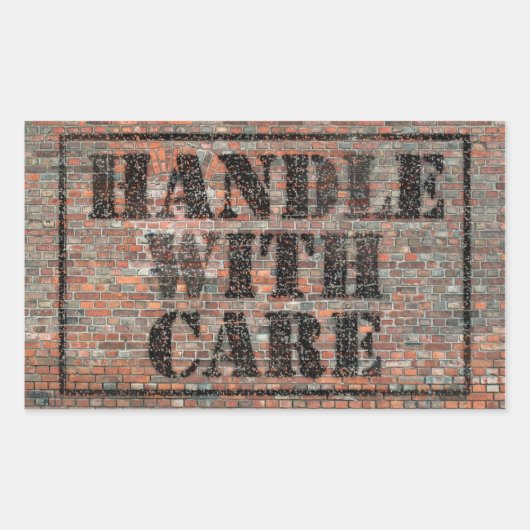 Handle With Care Sticker (Vorderseite)