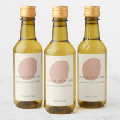 Handle With Care Terracotta Artisan Custom Label  Weinetikett (Flaschen)