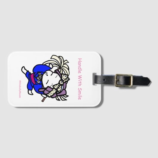 Handle With Smile Khabully Mouse Gepäckanhänger (Vorderseite (Horizontal))