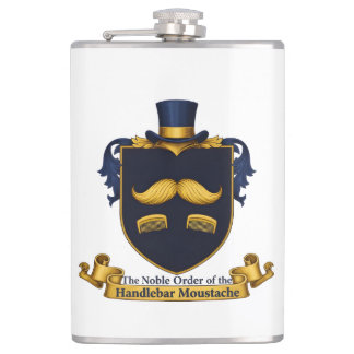 Handlebar Moustache Gentleman's Flask Flachmann