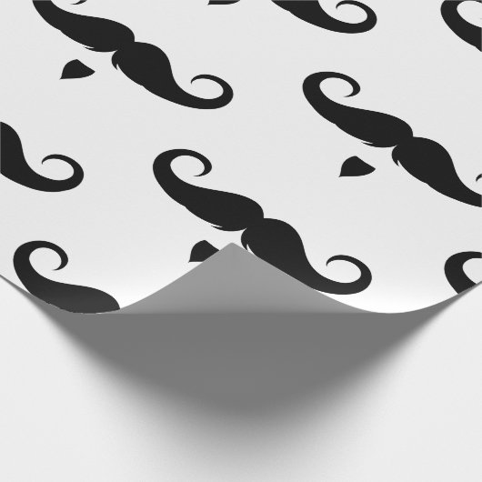 Handlebar Mustache Geschenkpapier (Ecke)