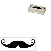 Handlebar Schnurrbart Briefmarke Gummistempel (Stempel)