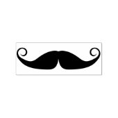 Handlebar Schnurrbart Briefmarke Gummistempel (Prägung)