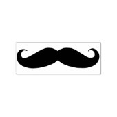 Handlebar Schnurrbart Briefmarke Gummistempel (Prägung)