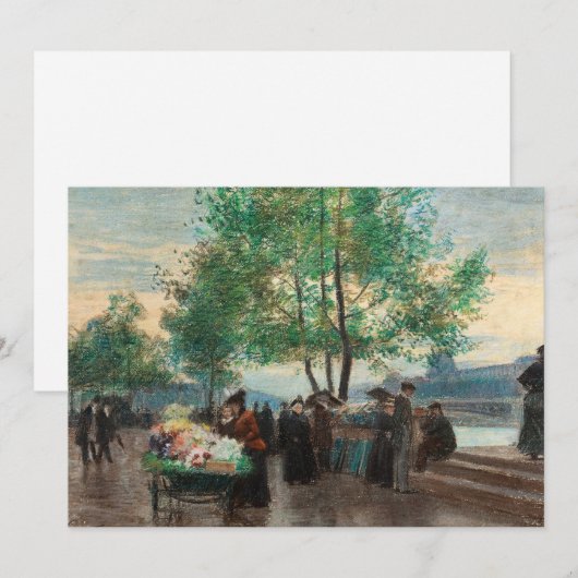 Händler auf der Seine | Victor Gabriel Gilbert (Vorne/Hinten)