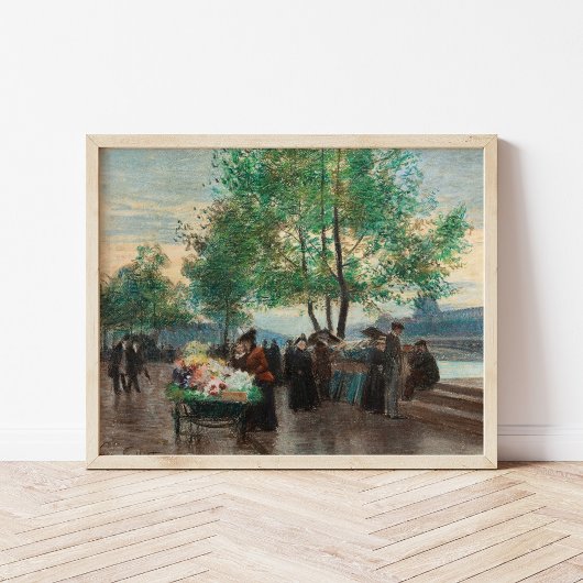 Händler auf der Seine | Victor Gabriel Gilbert Poster