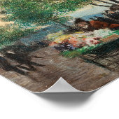 Händler auf der Seine | Victor Gabriel Gilbert Poster (Ecke)