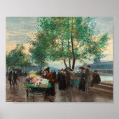 Händler auf der Seine | Victor Gabriel Gilbert Poster (Vorne)