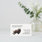 Händler auf lagerberufliche Wall Street Visitenkarte (Stehend Vorderseite)