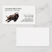 Händler auf lagerberufliche Wall Street Visitenkarte (Vorne/Hinten)