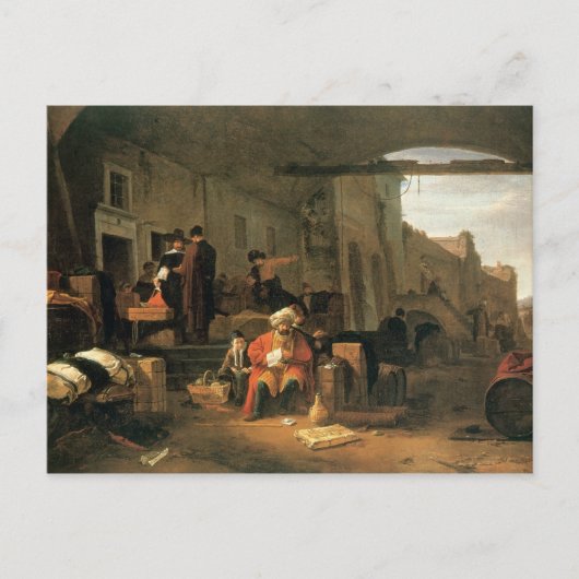 Händler aus Holland und dem Nahen Osten Postkarte (Vorderseite)