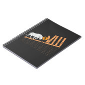 Händler Crypto Asset Trader Bull Trend Art Notizblock (Linke Seite)