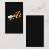Händler Crypto Asset Trader Bull Trend Art Visitenkarte (Vorne/Hinten)