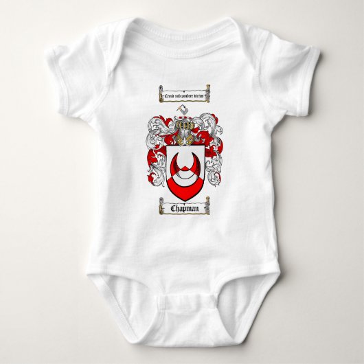 HÄNDLER-FAMILIENWAPPEN - HÄNDLER-WAPPEN BABY STRAMPLER (Vorderseite)