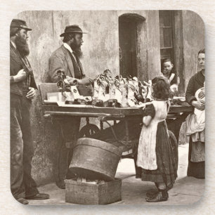 Händler in extravaganten Waren, 1876-77 Getränkeuntersetzer