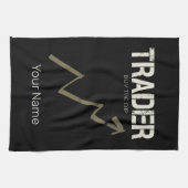 Händler kaufen den Dip Day Trader und Kryptowährun Geschirrtuch (Horizontal)