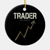 Händler kaufen den Dip Day Trader und Kryptowährun Keramik Ornament (Vorne)