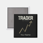 Händler kaufen den Dip Day Trader und Kryptowährun Magnet (Vorderseite/Rückseite)