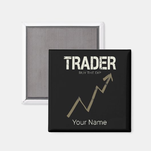 Händler kaufen den Dip Day Trader und Kryptowährun Magnet (Vorderseite/Rückseite)