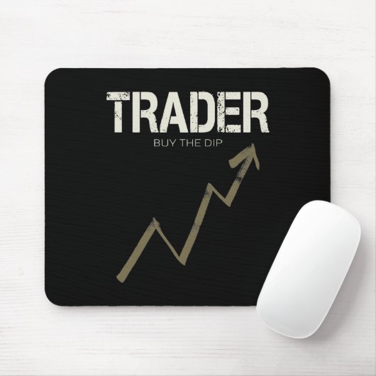 Händler kaufen den Dip Day Trader und Kryptowährun Mousepad (Mit Mouse)